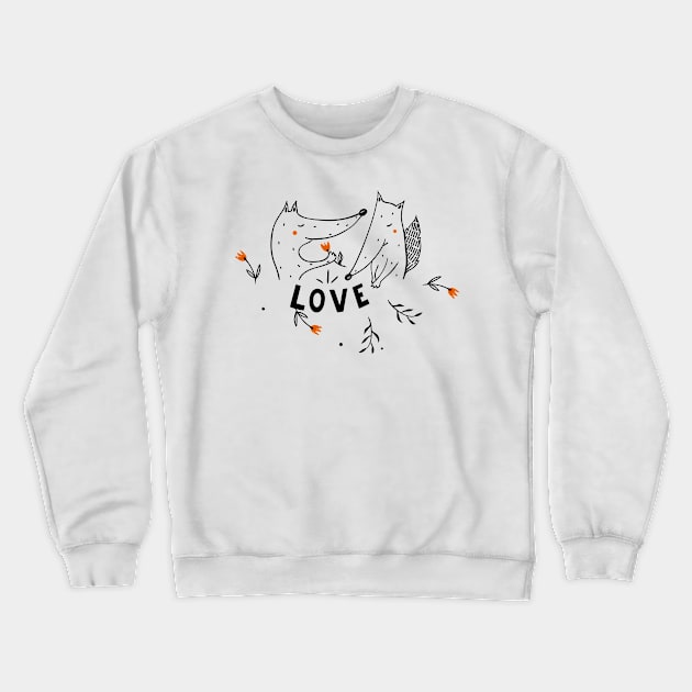 Love Crewneck Sweatshirt by annapaff